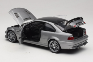 BMW M3 E46 GTR Street Gris Plata Kyosho 1:18 08507S Metal - imagen 5 de 8