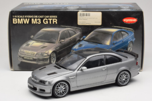 BMW M3 E46 GTR Street Gris Plata Kyosho 1:18 08507S Metal - imagen 8 de 8