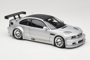 BMW M3 E46 GTR Street Plata With Carbon Roof Minichamps 1:18 100012102 Metal - imagen 6 de 8