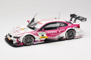 BMW M3 E92 DTM #16 BMW Team RMG A. Priaulx 2013 Minichamps 1:18 100132216 Metal - imagen 2 de 8