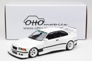 BMW M3 GTR E36 Khyzyl Saleem Alpine Blanco Otto 1:18 OT1051 Resina - imagen 6 de 6