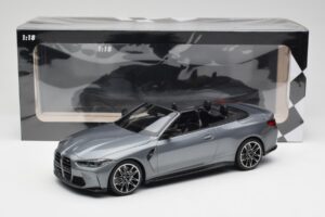 BMW M4 G82 Cabriolet Grey Metallic Minichamps 1:18 155021034 Metal - imagen 6 de 6