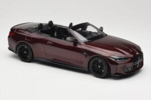 BMW M4 G83 Cabrio Rojo Metalizado Minichamps 1:18 155021032 Metal - imagen 4 de 6