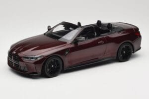 BMW M4 G83 Cabrio Rojo Metalizado Minichamps 1:18 155021032 Metal