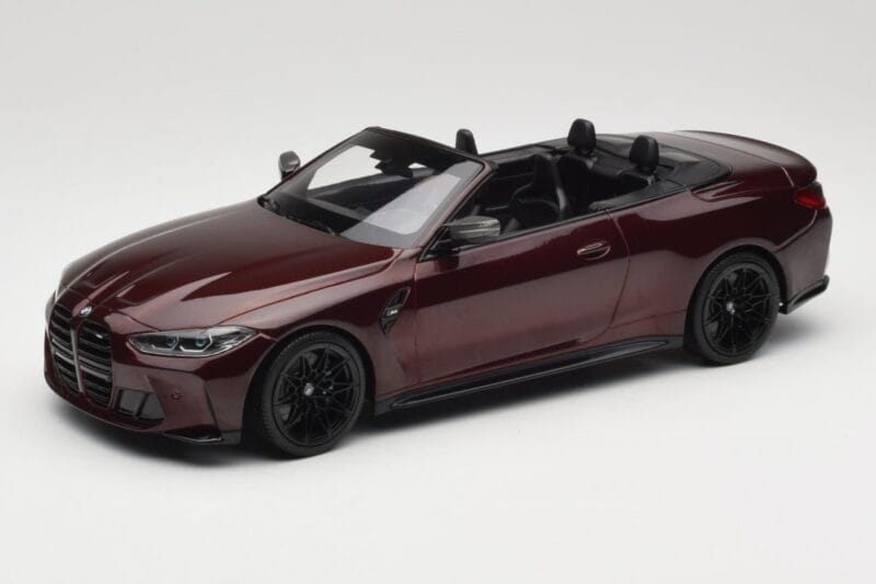 BMW M4 G83 Cabrio Rojo Metalizado Minichamps 1:18 155021032 Metal