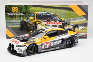 BMW M4 G82 GT3 Rowe Racing #98 ADAC 24 Hours Nürburgring 2022 Minichamps 1:18 113222098 Metal - imagen 8 de 8