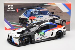 BMW M4 GT3 Ceccato Racing #50 T. Glock DTM Imola 2022 Minichamps 1:18 113222050 Metal - imagen 8 de 8