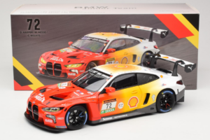 BMW M4 GT3 #72 D. Harper / M. Hesse / C. Weerts BMW M Team RMG 24 Hours of Nurburgring 2024 Minichamps 1:18 113242072 Metal - imagen 8 de 8