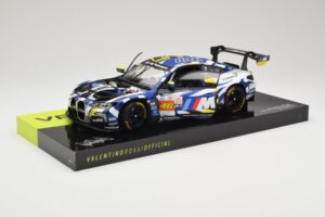 BMW M4 GT3 Team WRT #46 V. Rossi / A. Al-Harthy / M. Martin DNF 24 Hours of Le Mans 2024 Minichamps 1:18 113242446 Metal - imagen 3 de 8