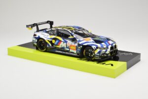 BMW M4 GT3 Team WRT #46 V. Rossi / A. Al-Harthy / M. Martin DNF 24 Hours of Le Mans 2024 Minichamps 1:18 113242446 Metal - imagen 6 de 8