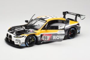 BMW M4 GT3 #98 M. Wittmann / S. van der Linde Rowe Racing ADAC 24h Nurburgring 2023 Minichamps 1:18 113232098 Metal - imagen 2 de 8