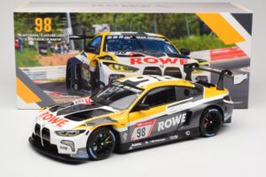 BMW M4 GT3 #98 M. Wittmann / S. van der Linde Rowe Racing ADAC 24h Nurburgring 2023 Minichamps 1:18 113232098 Metal - imagen 8 de 8