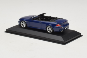 BMW M6 E64 Descapotable Blue Metallic Minichamps 1:43 BMW017 Metal - imagen 3 de 4