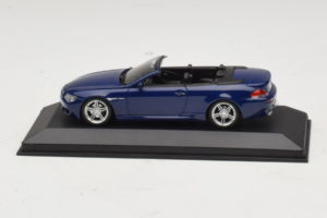 BMW M6 E64 Descapotable Blue Metallic Minichamps 1:43 BMW017 Metal