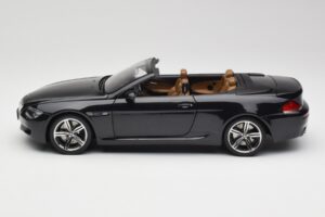 BMW M6 E64 Cabriolet Sapphire Black Kyosho 1:18 80430417424 Metal - imagen 5 de 9