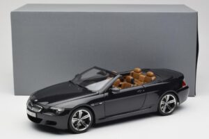 BMW M6 E64 Cabriolet Sapphire Black Kyosho 1:18 80430417424 Metal - imagen 9 de 9