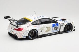 BMW M6 GT3 F13 #100 Schubert Motorsport J. Edwards / J. Klingmann 24h Nurburgring 2016 Minichamps 1:18 155162611 Metal - imagen 2 de 6