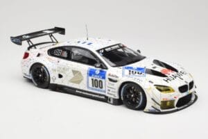 BMW M6 GT3 F13 #100 Schubert Motorsport J. Edwards / J. Klingmann 24h Nurburgring 2016 Minichamps 1:18 155162611 Metal - imagen 4 de 6