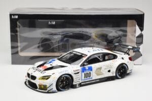 BMW M6 GT3 F13 #100 Schubert Motorsport J. Edwards / J. Klingmann 24h Nurburgring 2016 Minichamps 1:18 155162611 Metal - imagen 6 de 6