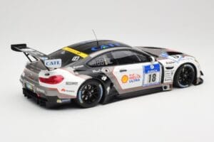 BMW M6 GT3 F13 #18 Schubert Motorsport A. Farfus / J. Krohn 24h Nurburgring 2016 Minichamps 1:18 155162618 Metal - imagen 2 de 6