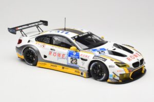 BMW M6 GT3 F13 #23 Rowe Racing A. Sims / P. Eng 24h Nurburgring 2016 Minichamps 1:18 155162623 Metal - imagen 4 de 6