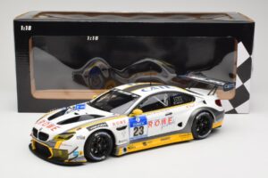 BMW M6 GT3 F13 #23 Rowe Racing A. Sims / P. Eng 24h Nurburgring 2016 Minichamps 1:18 155162623 Metal - imagen 6 de 6