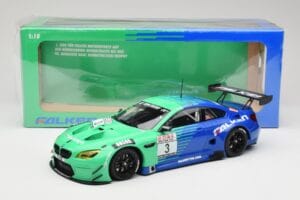 BMW M6 GT3 F13 #3 Falken Motorsports P. Düsseldorf / J. Müller VLN Winner Heat 4 2017 Minichamps 1:18 153172693 Metal - imagen 6 de 6