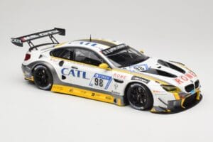 BMW M6 GT3 F13 #98 Rowe Racing M. Palttala / N. Catsburg 2nd Place 24 Hours of Nurburgring 2017 Minichamps 1:18 155172698 Met - imagen 4 de 6