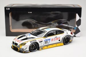 BMW M6 GT3 Rowe Racing #99 M. Basseng / M. Martin 24 Hours Nurburgring 2017 Minichamps 1:18 155172699 Metal - imagen 6 de 6