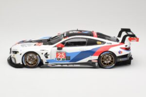 BMW M8 GTE Team RLL C. De Phillippi / B. Auberlen 2nd in Class 12 Hours of Sebring 2018 Minichamps 1:18 155182925 Metal - imagen 3 de 6