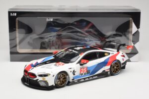 BMW M8 GTE Team RLL C. De Phillippi / B. Auberlen 2nd in Class 12 Hours of Sebring 2018 Minichamps 1:18 155182925 Metal - imagen 6 de 6