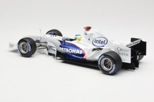 BMW Sauber F1.06 #16 N. Heidfeld Launch Version 2006 Minichamps 1:18 80430413183 Metal - imagen 5 de 6