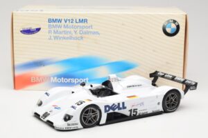 BMW V12 LMR LMP #15 P. Martini / Y. Dalmas / J. Winkelhock 24 Hours of Le Mans Winner 1999 Minichamps 1:18 80430009338 Metal - imagen 6 de 6