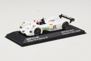 BMW V12 LMR #42 T. Kristensen / J.J. Lehto / J. Muller 24 Hours of Le Mans 1999 Minichamps 1:43 80429418137 Metal - imagen 2 de 5