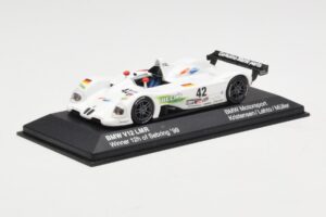 BMW V12 LMR LMP1 #42 J. Müller / J. Lehto 24 Hours of Le Mans 2000 Minichamps 1:43 80420018215 Metal - imagen 2 de 4