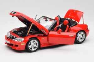 BMW Z3 E36/7 Roadster Rojo Bburago 1:18 3349 Metal - imagen 2 de 8