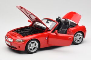 BMW Z4 E85 Roadster Rojo Bburago 1:18 34046 Metal - imagen 2 de 8