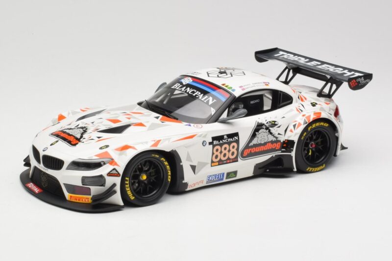 BMW Z4 E89 GT3 #888 Triple Eight Racing L. Mowle / J. Ratcliffe 24 Hours of Spa 2015 Minichamps 1:18 151152388 Metal