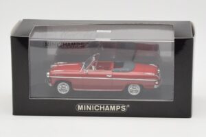 Borgward Isabella Cabriolet Rojo Minichamps 1:43 400096060 Metal - imagen 4 de 4