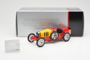 Bugatti T35 National Colors Spain CMC 1:18 M-100-B-016 Metal - imagen 6 de 6