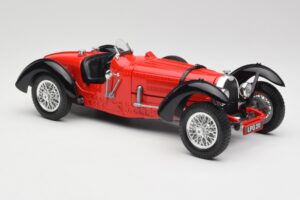 Bugatti Type 55 Rojo Bburago 1:18 3009 Metal - imagen 4 de 6