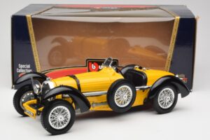Bugatti Type 59 Amarillo Bburago 1:18 3005 Metal - imagen 8 de 8