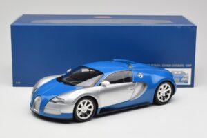 Bugatti Veyron Edition Centenaire Chrome Blue Minichamps 1:18 100110850 Metal - imagen 8 de 8