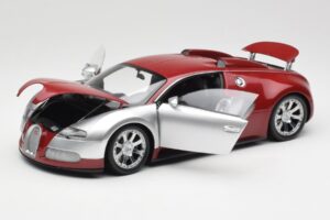 Bugatti Veyron Edition Centenaire Chrome Red Minichamps 1:18 100110851-O Metal - imagen 2 de 8