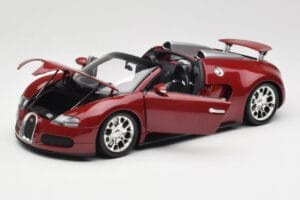 Bugatti Veyron Grand Sport Rojo Minichamps 1:18 100110832 Metal - imagen 2 de 9