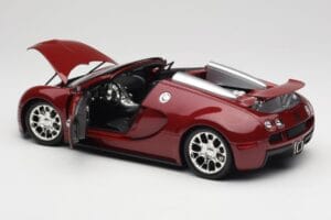 Bugatti Veyron Grand Sport Rojo Minichamps 1:18 100110832 Metal - imagen 6 de 9