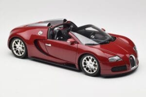 Bugatti Veyron Grand Sport Rojo Minichamps 1:18 100110832 Metal - imagen 7 de 9