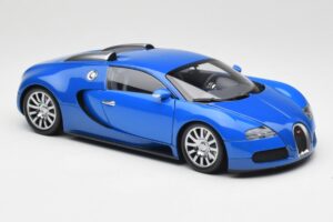 Bugatti Veyron Azul Claro Azul Oscuro Minichamps 1:18 100110821 Metal - imagen 6 de 8