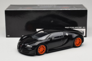Bugatti Veyron Super Sport Black Metallic Minichamps 1:18 100110842 Metal - imagen 8 de 8