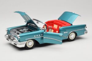 Buick Century Descapotable Azul Mira 1:18 6134 Metal - imagen 2 de 8